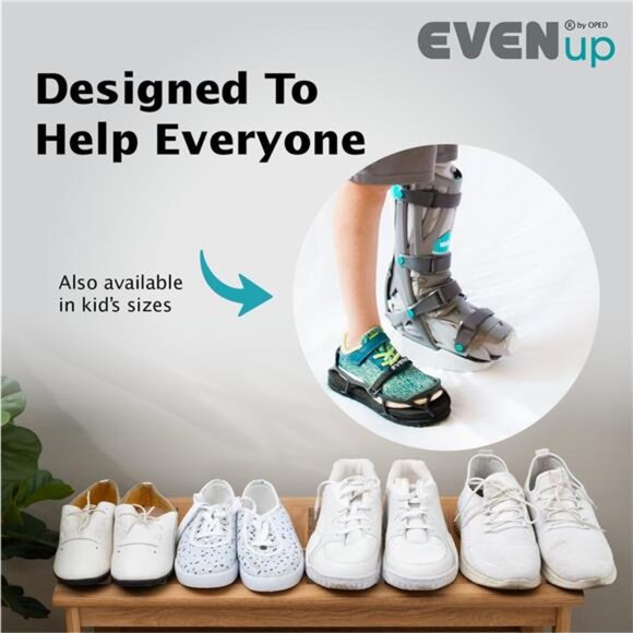 Shoe Lift for Walking Boot I Adult Size Medium I Shoe Balancer for Use